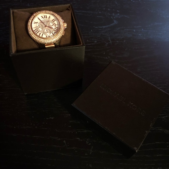 Michael Kors Rose-Gold Watch